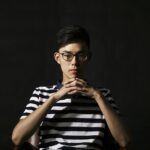 asian man, portrait, young man, man, eyeglasses, glasses, chinese, striped t-shirt, asian man, man, man, man, man, man